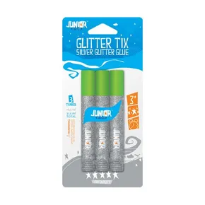 Lepidlo glitter/3ks stříbrné